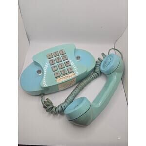 Vintage Western Electric Princess Telephone Aqua Blue – Model 2702B 1979